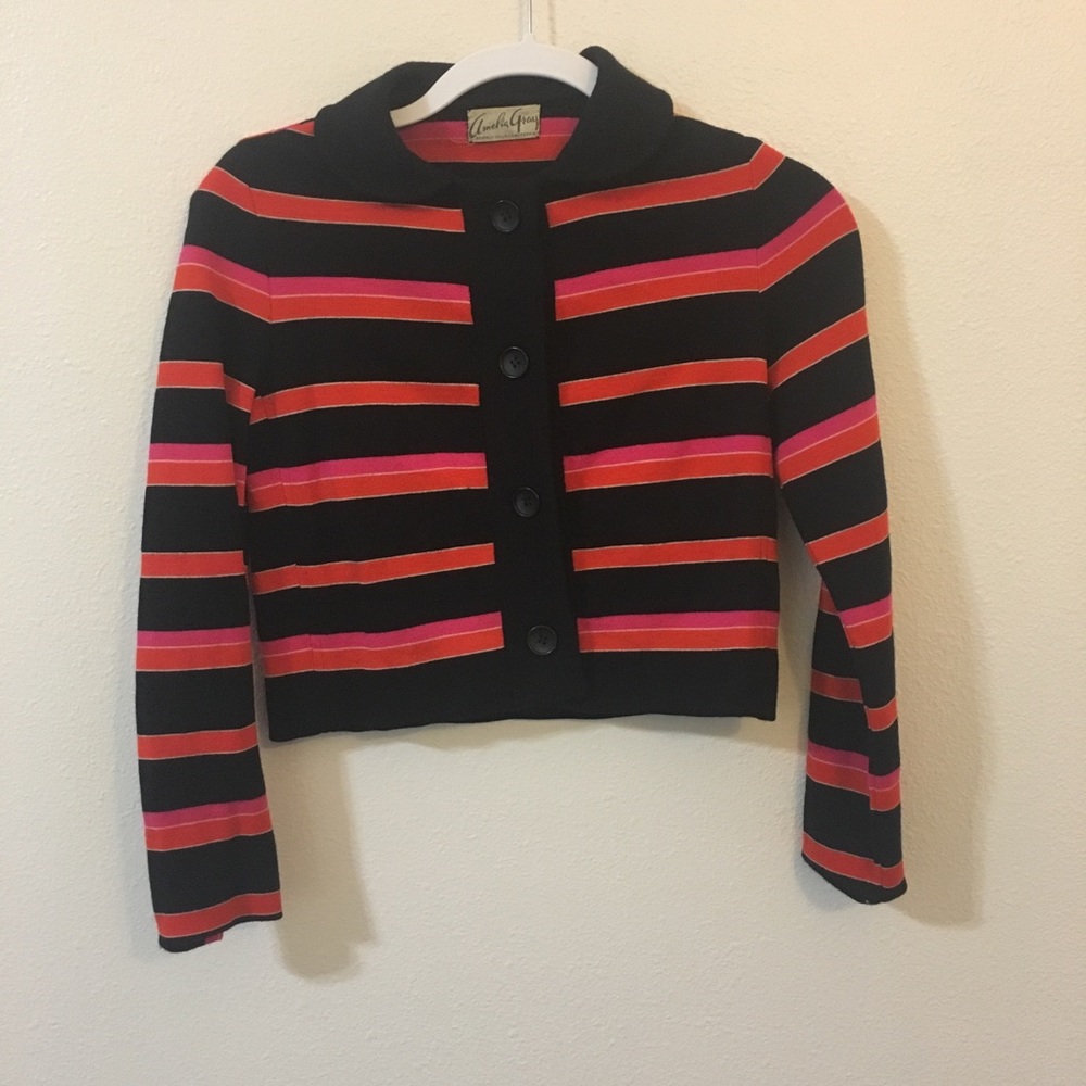 Rare Amelia Gray vintage cropped sweater